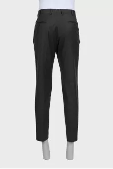 Men's dark gray trousers