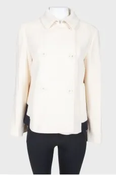 Shortened printed coat