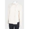 Shortened printed coat