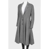 Gray wool coat