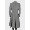 Gray wool coat