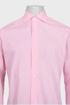 Men's pink button-down shirt