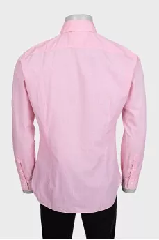 Men's pink button-down shirt