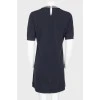 Silver collar dress