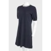 Silver collar dress