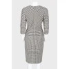 Pattern "houndstooth" dress