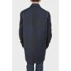 Men's dark blue vest raincoat with tag