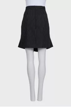 Striped wool skirt with tag