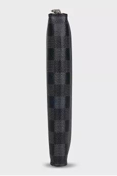 Wallet with signature print and zipper