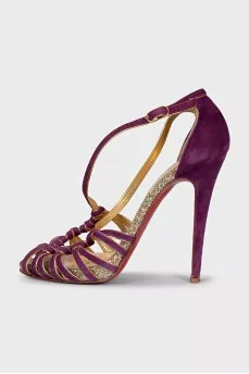 Purple Mignon sandals