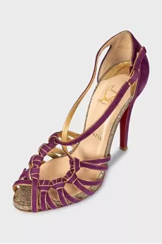 Purple Mignon sandals