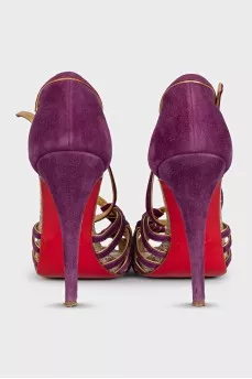 Purple Mignon sandals