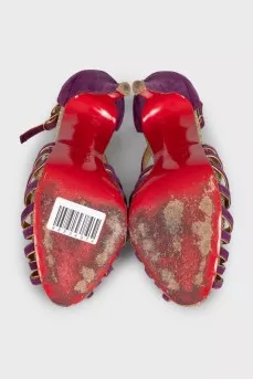 Purple Mignon sandals