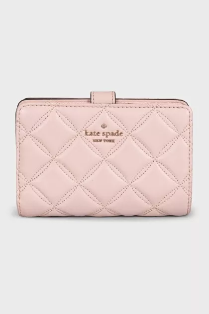 Pink leather wallet