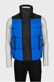 Men's insulated vest with pockets