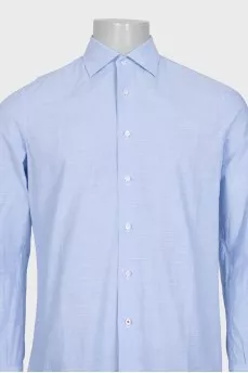 Men's classic light blue button-down shirt