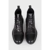 Men's leather boots