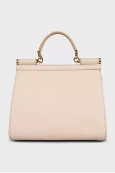 Sicily bag in beige leather