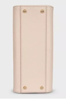 Sicily bag in beige leather