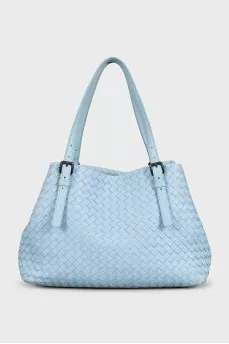 Blue leather tote bag Fourre-tout