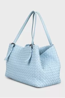 Blue leather tote bag Fourre-tout