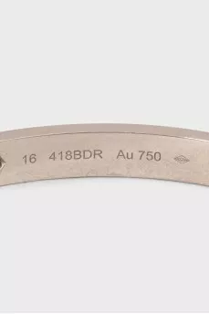 Love white gold bracelet with diamonds