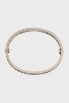 Love white gold bracelet with diamonds