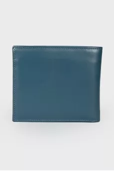 Мужской кошелек синего цвета с биркой