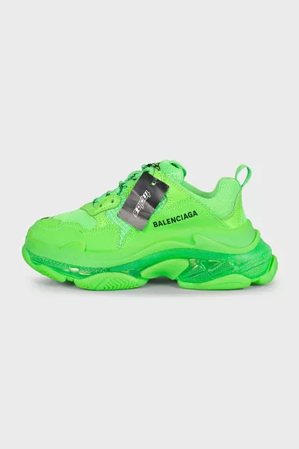 Green Triple S Combo Sneakers