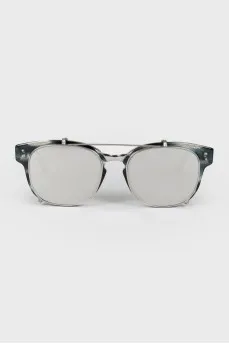Removable mirror lens sunglasses