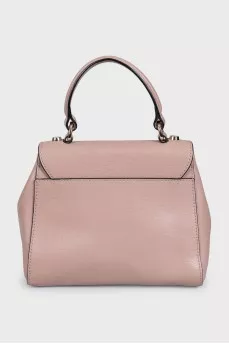 Beige crossbody with logo