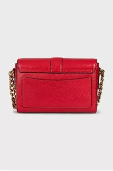 Red leather Dauphine bag