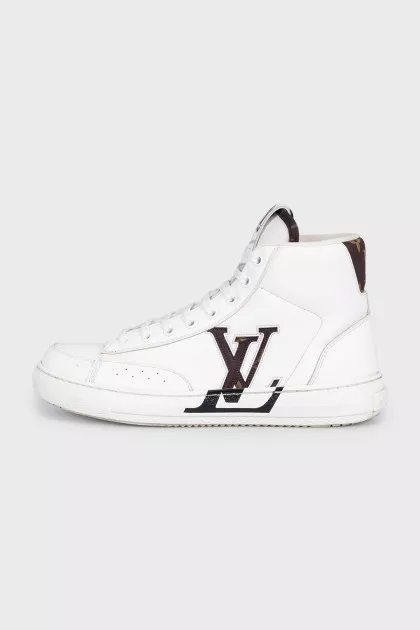 Charlie High-top Leather Sneakers