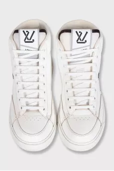 Charlie High-top Leather Sneakers