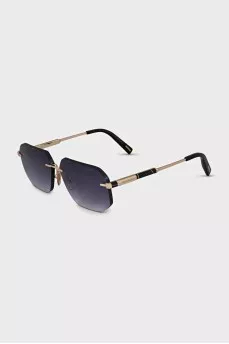 Rectangular gradient lens sunglasses