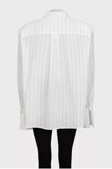 Stirdy White Striped Shirt