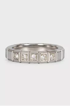 Ice Cube Gold Ring
