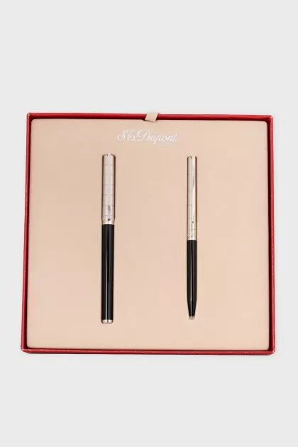 A set of fountain and ballpoint pens