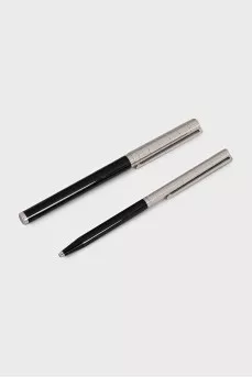 A set of fountain and ballpoint pens