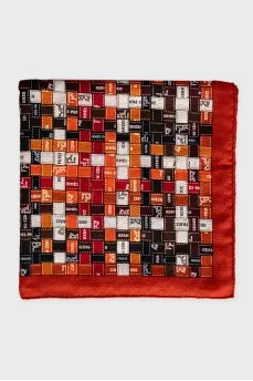 Bolduc Au Carre wool and silk scarf