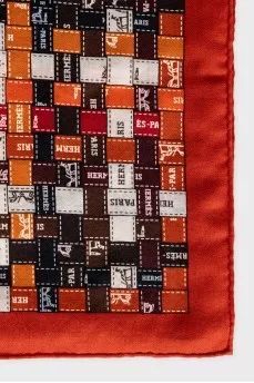 Bolduc Au Carre wool and silk scarf