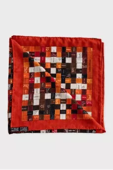Bolduc Au Carre wool and silk scarf