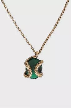 Snake necklace and ring set