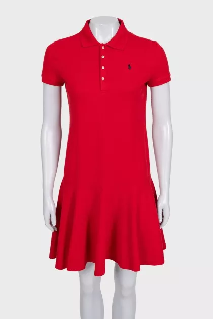 Red dress with tag