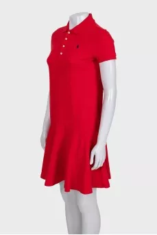 Red dress with tag