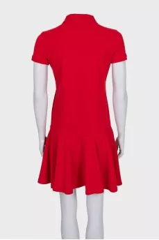 Red dress with tag