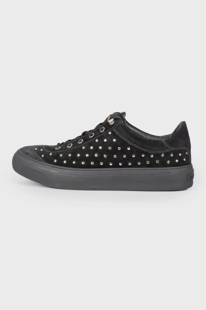 Men's suede rivets sneakers