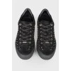 Men's suede rivets sneakers