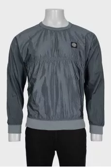Men's sweatshirt with a side zipper