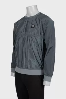 Men's sweatshirt with a side zipper